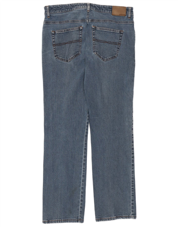 Jeans dritti da uomo Gant W36 L32 in cotone blu