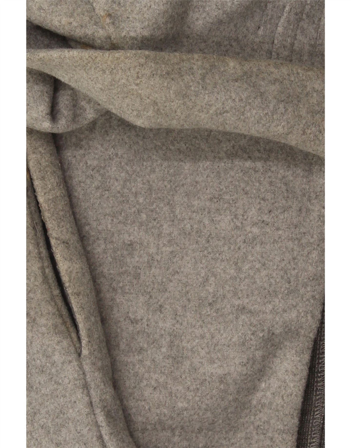 Cappotto Zara da donna UK 10 piccolo poliestere grigio