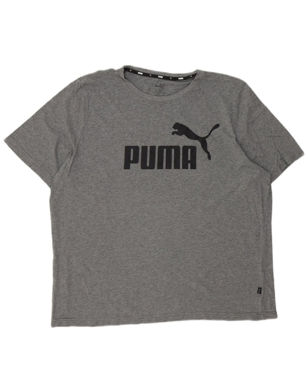 Maglietta grafica da uomo PUMA Top 2XL Grigia