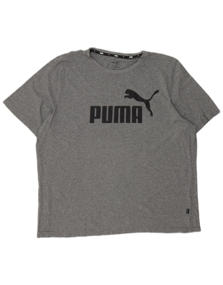 Maglietta grafica da uomo PUMA Top 2XL Grigia