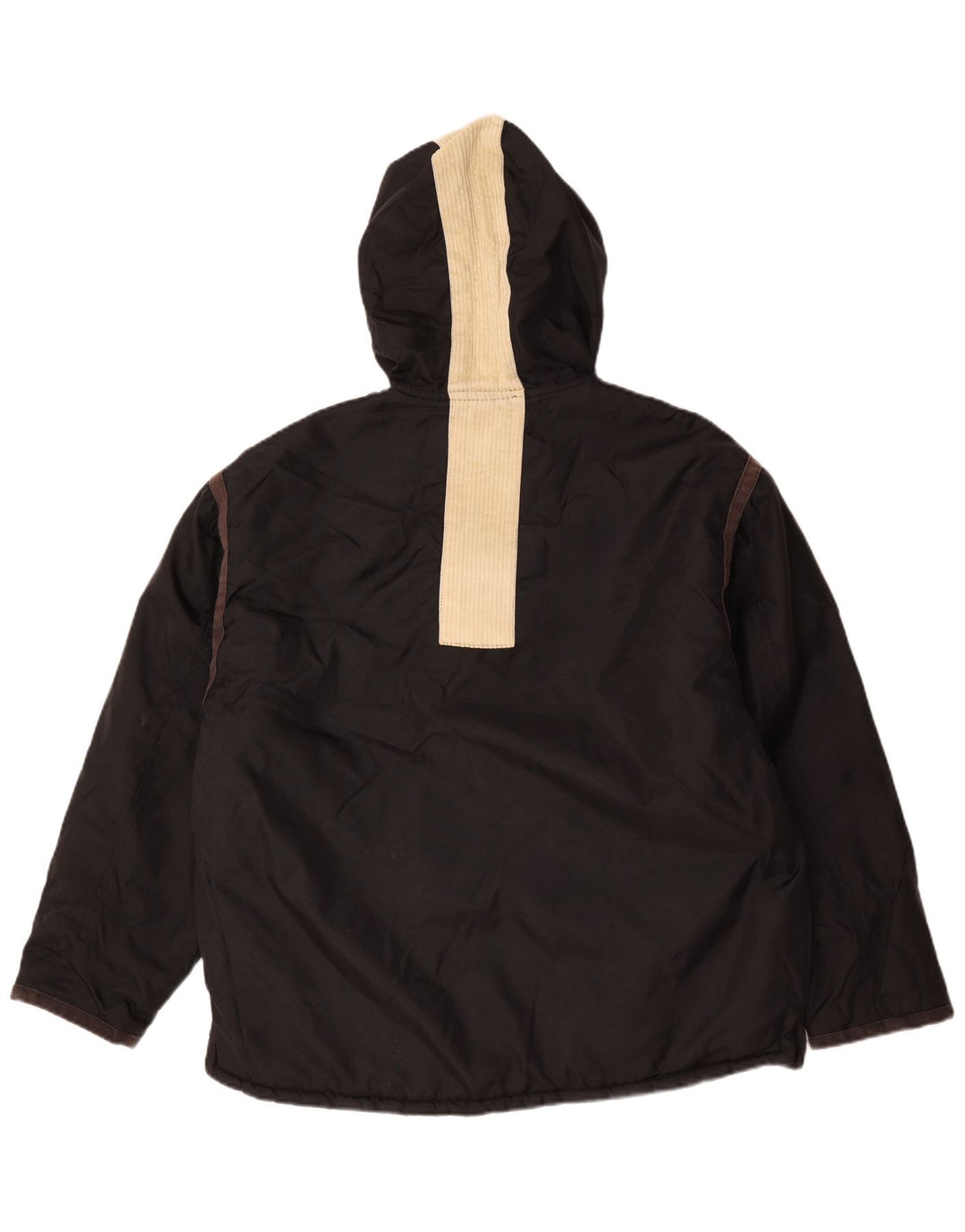 Giacca a vento con cappuccio da uomo Big Star UK 40 Large in nylon nero