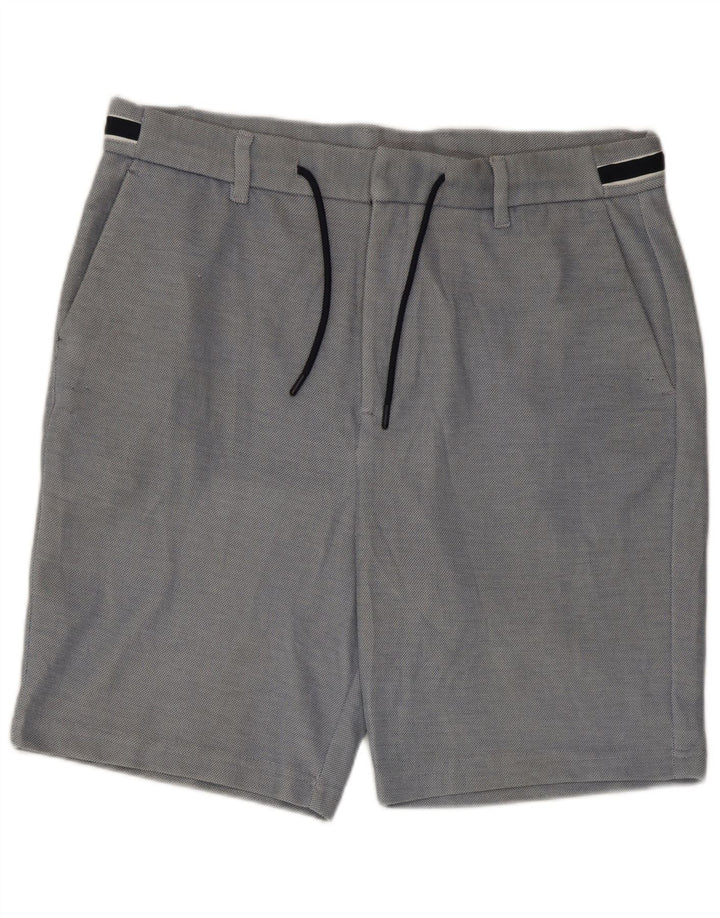 Pantaloncini chino da uomo Zara XL W38 poliestere blu