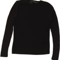 ZARA Womens Crew Neck Jumper Sweater UK 12 Medium Black Vintage Zara and Second-Hand Zara from Messina Hembry 