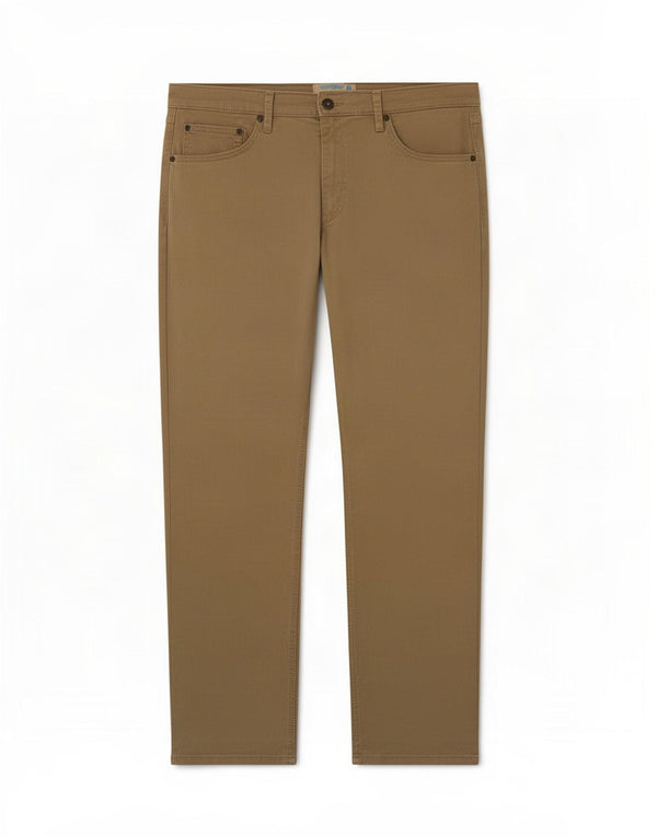 Pantaloni casual dritti Wrangler da uomo Flex W38 L30 cotone kaki