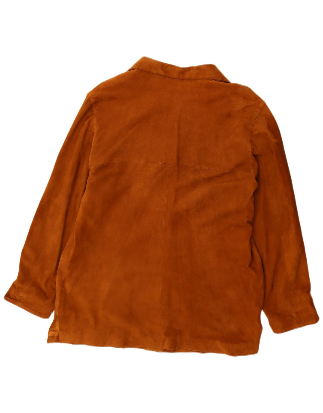 Soprabito Oversize Jolly Donna in Pelle Scamosciata IT 50 XL Pelle Marrone