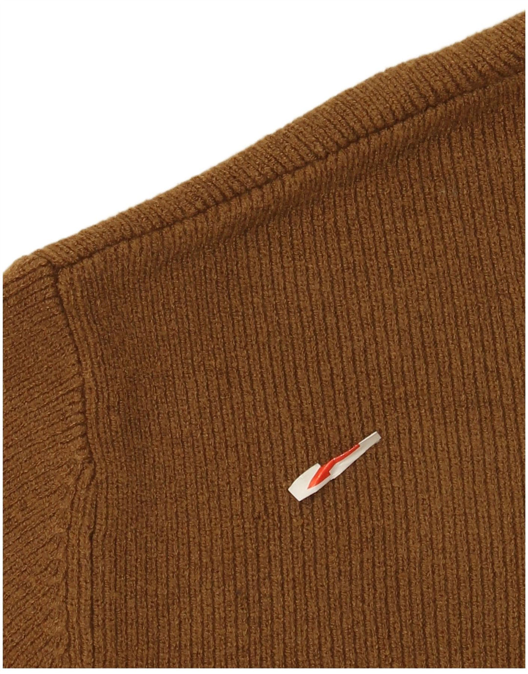 Maglione maglione collo alto da donna Zara UK 16 grande marrone