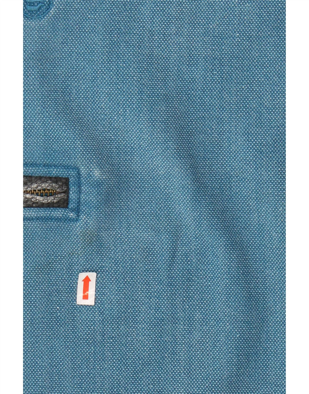 FAT FACE Felpa da uomo con collo con zip, maglione grande, cotone blu