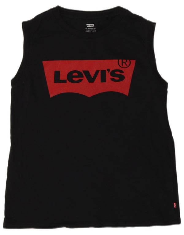 Canotta grafica da donna LEVI'S UK 10 piccola nera