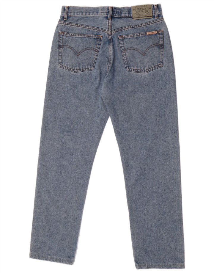 Jeans dritti da uomo Rica Lewis W33 L31 Blu