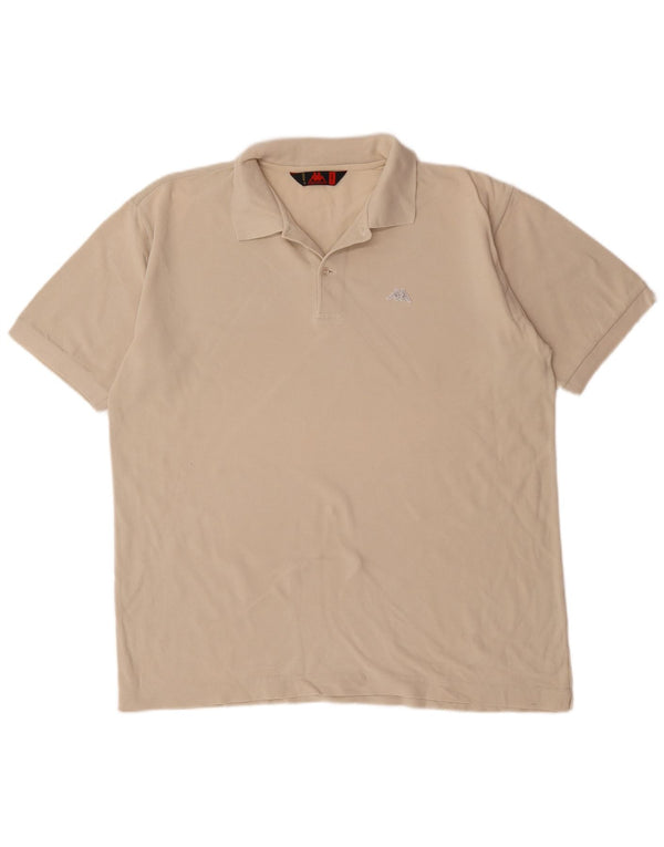 Polo Kappa Uomo XL Cotone Beige