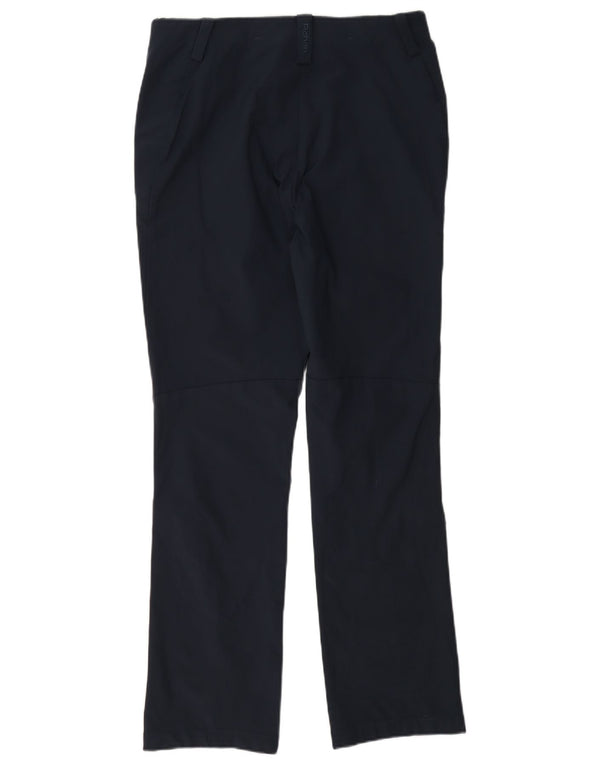 Rohan Womens Slim Casual Trousers UK 10 Small W32 L30 Navy Blue Polyamide