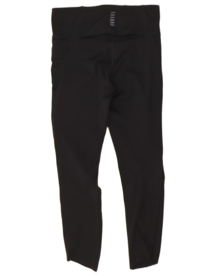 Leggings da donna Under Armour Heat Gear modello astratto UK 12 medio nero