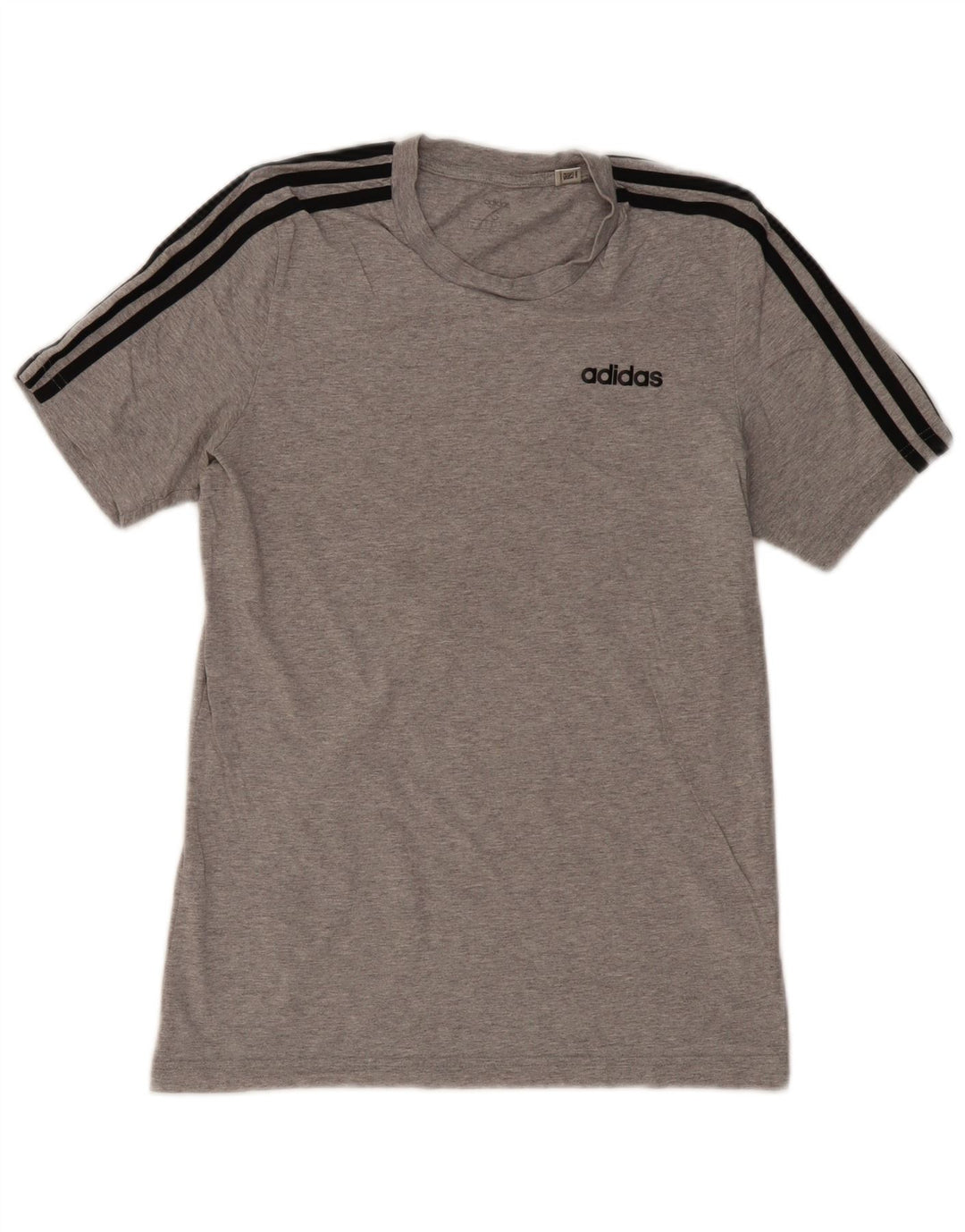 T-shirt ADIDAS da uomo Top piccola in cotone grigio