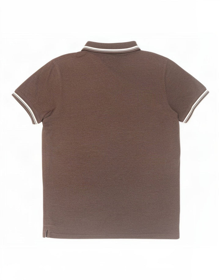Polo da uomo Sergio Tacchini grande marrone