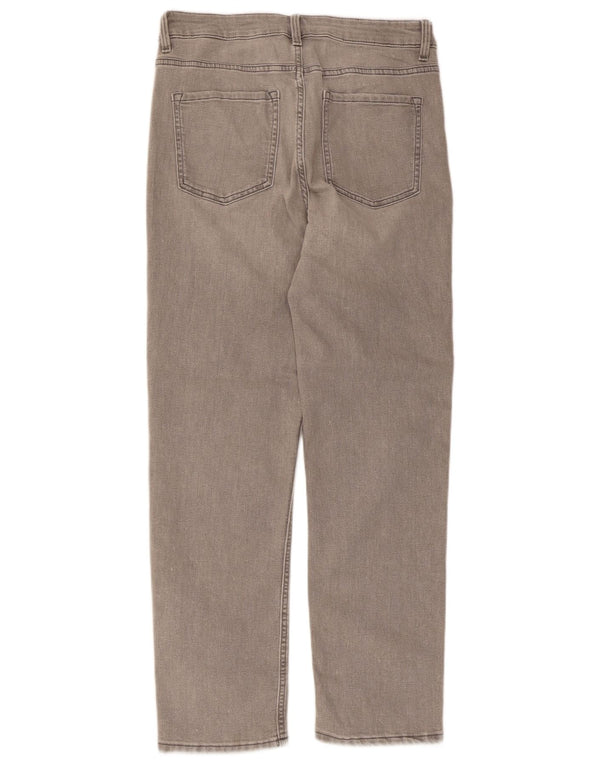 Jeans dritti Marks & Spencer da donna The Sienna UK 12 medio W30 L27 grigio