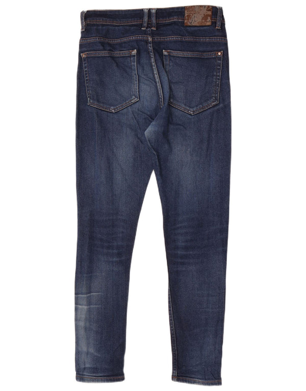 Jeans skinny da uomo Zara EU 42 Large W32 L29 Cotone blu