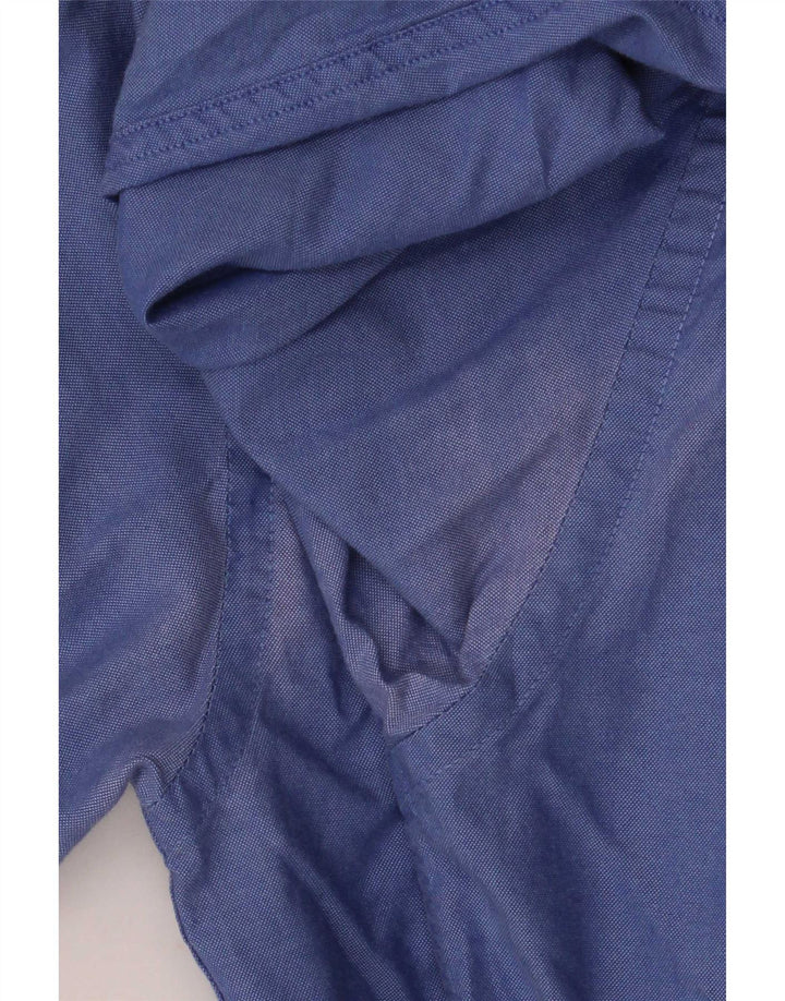 Camicia da uomo Tommy Hilfiger grande in cotone blu