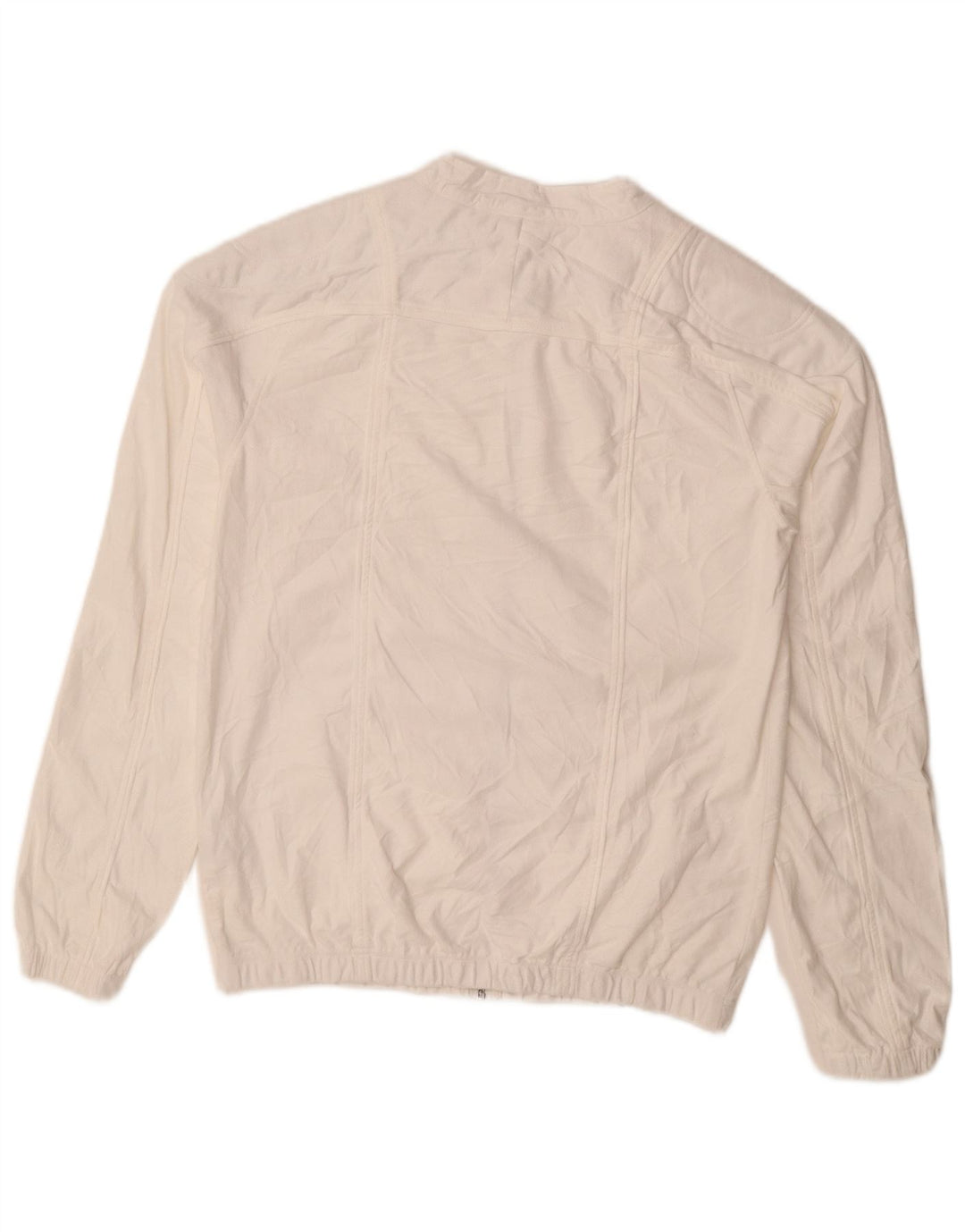 Giacca da ginnastica da uomo Fila XS in poliestere bianco