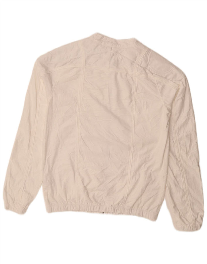 Giacca da ginnastica da uomo Fila XS in poliestere bianco