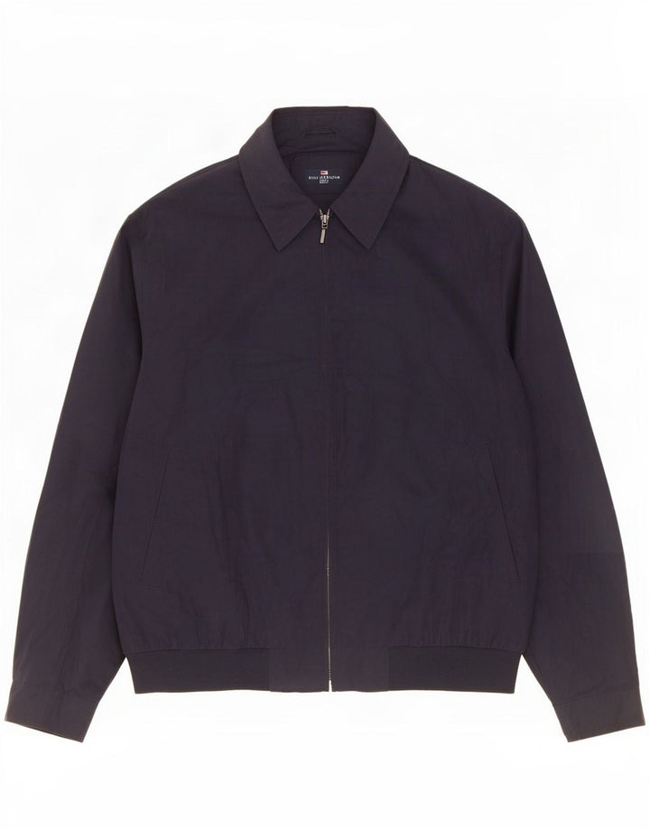 Giubbotto bomber da uomo Marks & Spencer Blue Harbour UK 40 Large Navy Poliestere