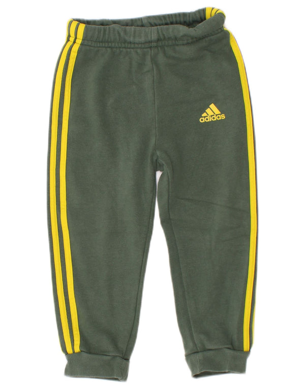 Pantaloni da tuta da jogging Adidas da bambino 18-24 mesi in cotone verde