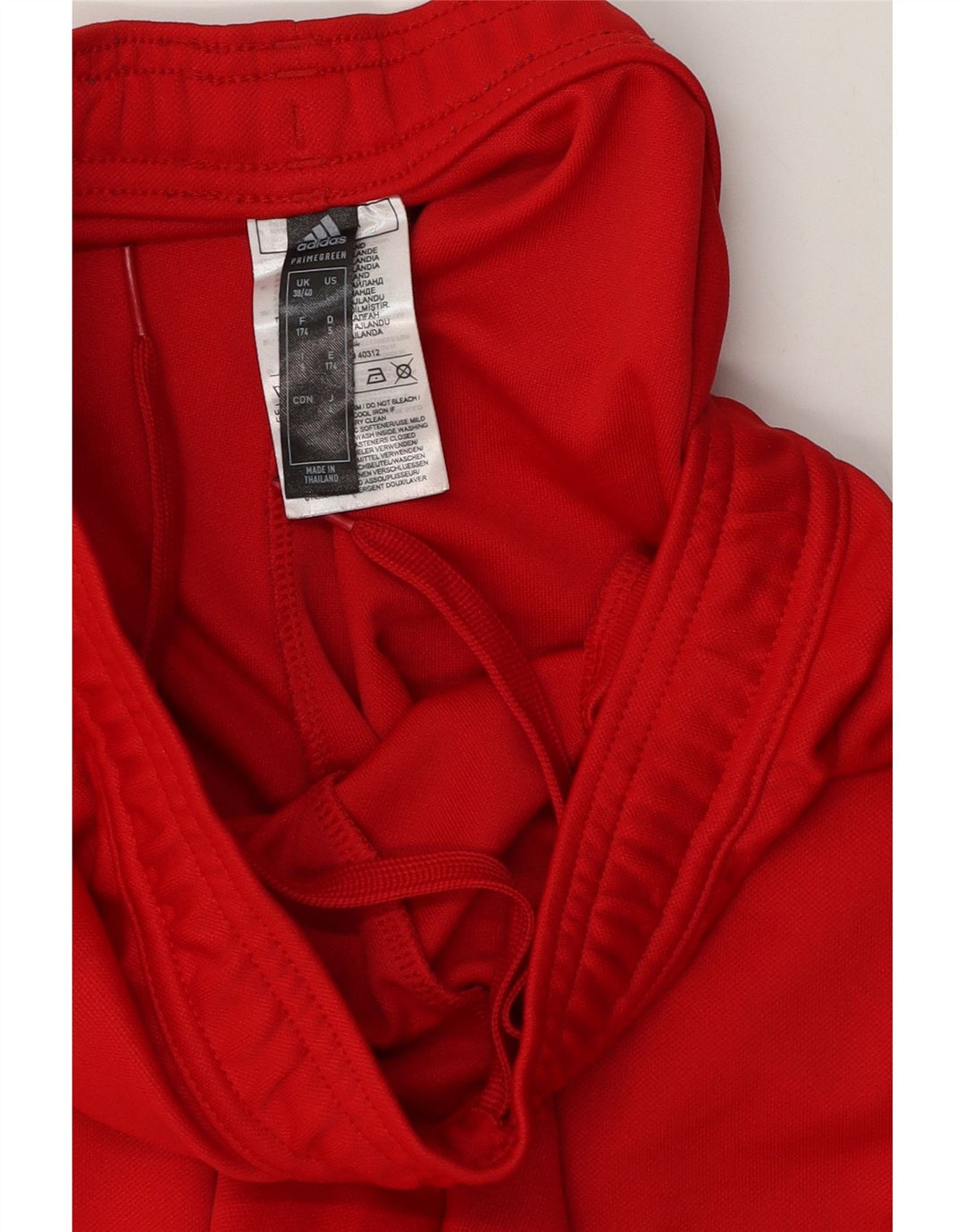 Pantaloni da tuta Adidas Aeroready da uomo UK 38/40 Poliestere rosso medio