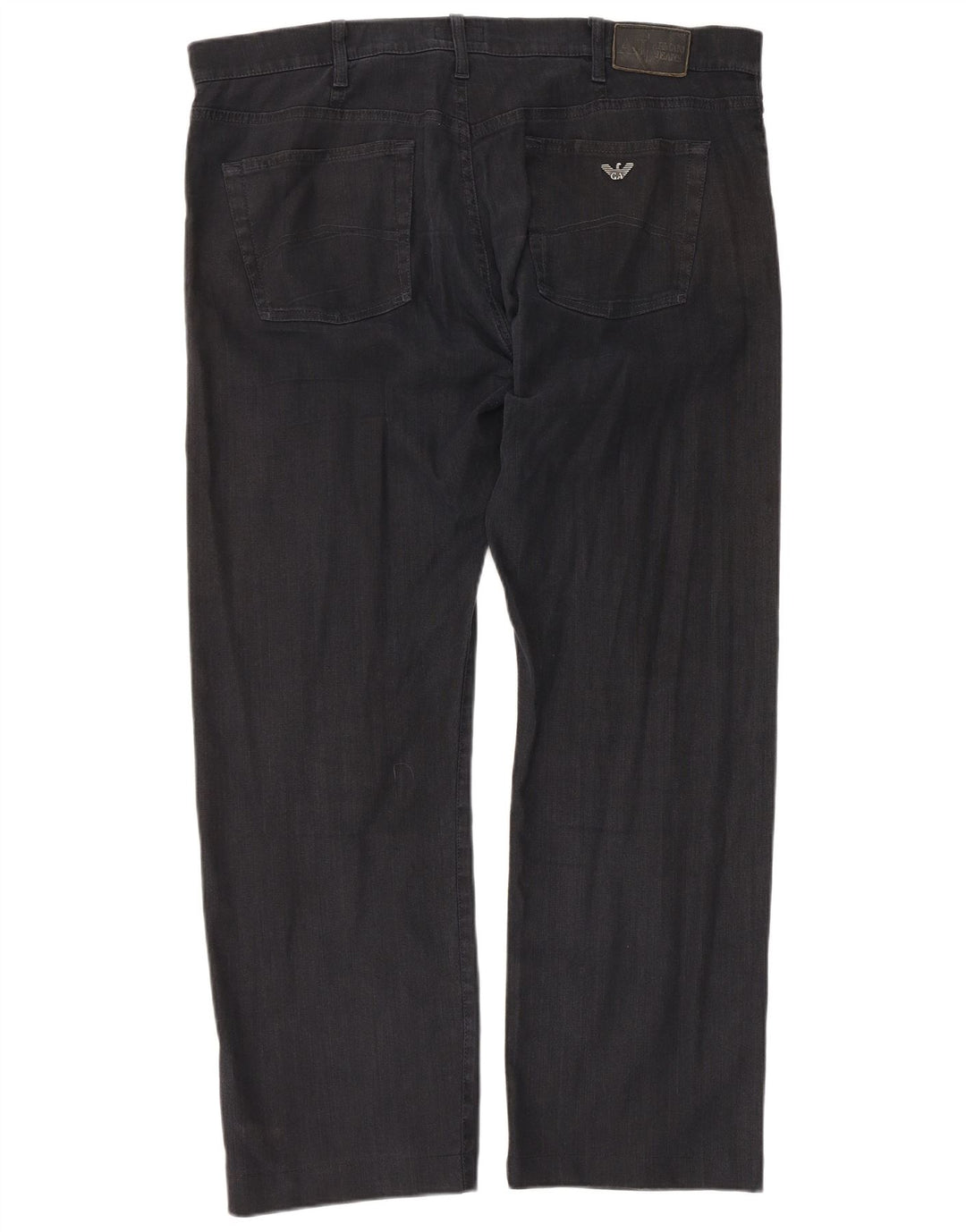 Pantaloni casual dritti da uomo Armani W42 L30 neri