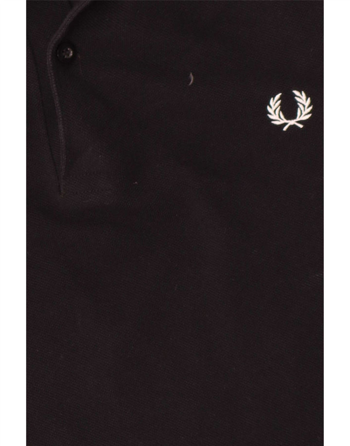 Polo da uomo Fred Perry in cotone blu navy medio