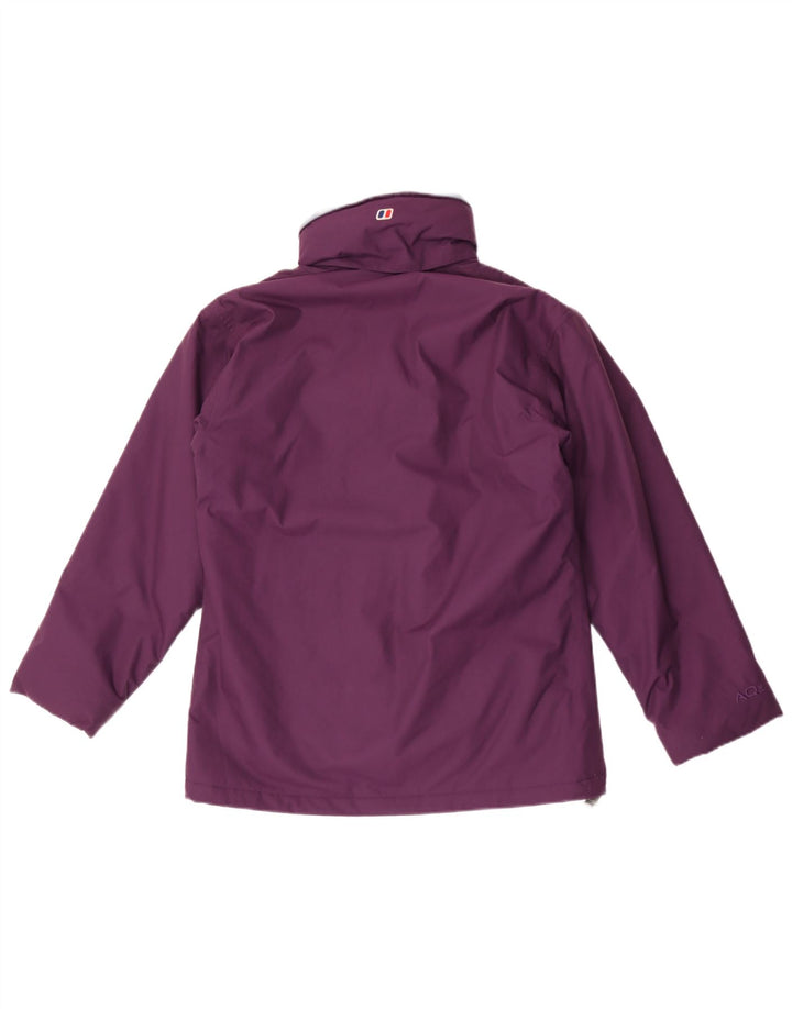 Giacca a vento oversize con cappuccio da donna Berghaus UK 10 piccola viola