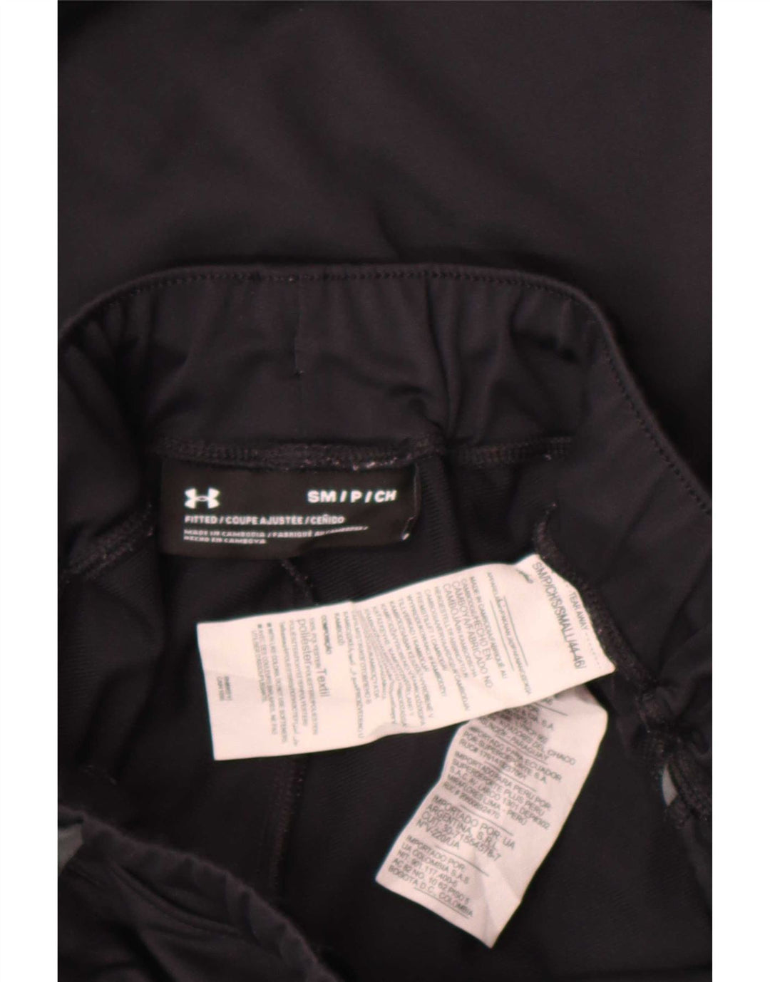 Pantaloni da tuta da uomo Under Armour Small Poliestere color block nero