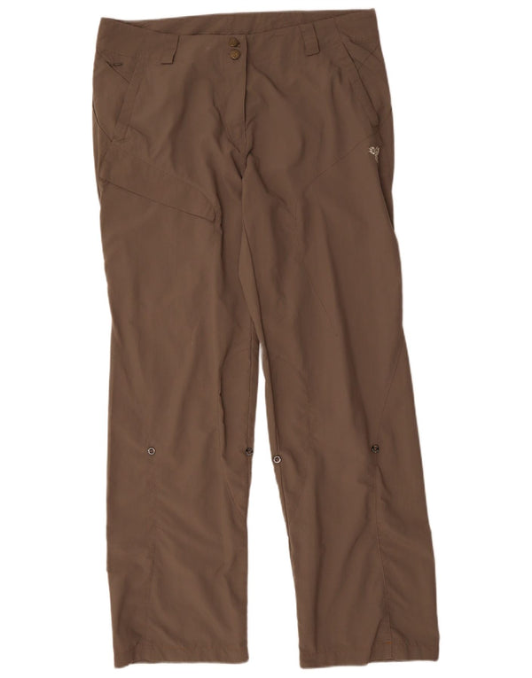 Pantaloni cargo da viaggio da donna JACK WOLFSKIN UK 16/18 XL W36 L33 Beige