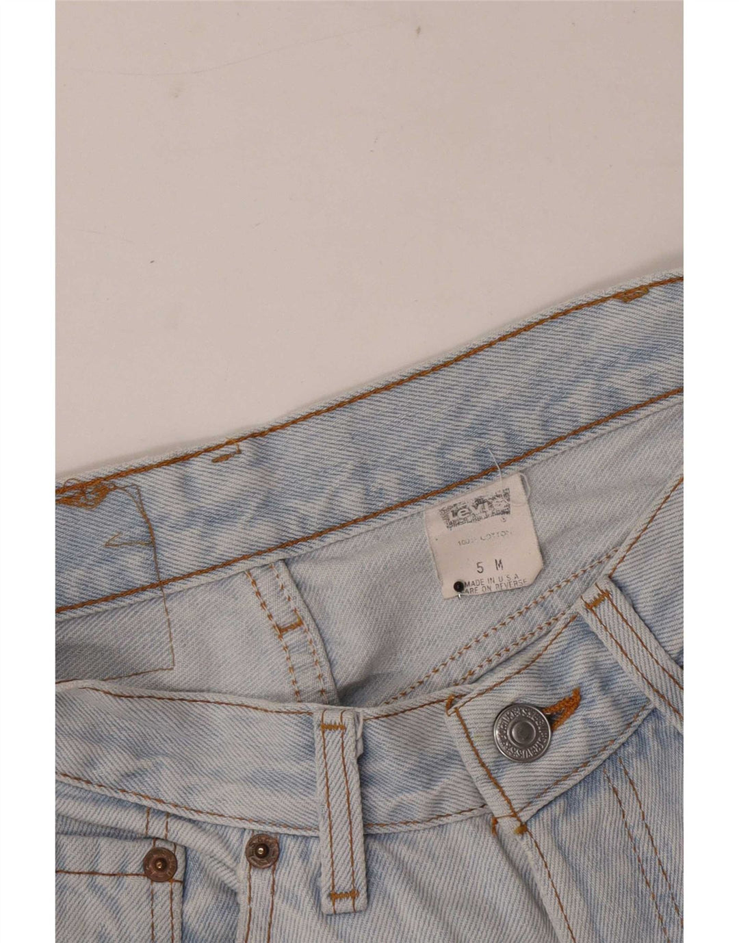 Jeans affusolati da donna Levi's US 5 piccoli W28 L29 cotone blu