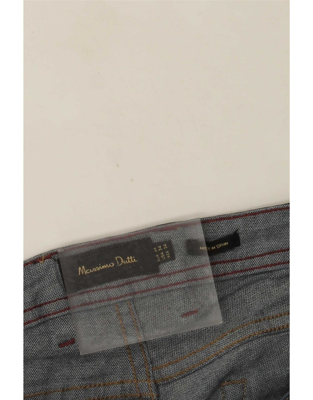 Jeans dritti da donna Massimo Dutti EU 44 Large W34 L29 Blu navy