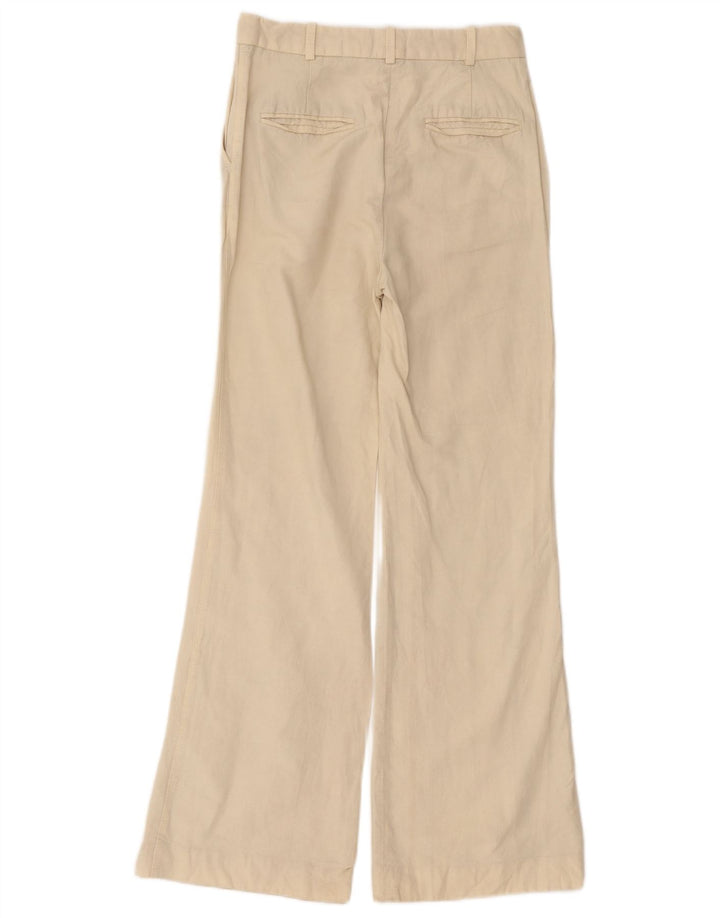 Pantaloni chino bootcut da donna Zara XS W24 L30 Beige