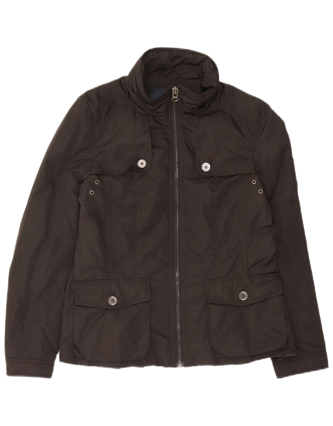 Giacca utility da donna Zara UK 16 grande poliestere nero