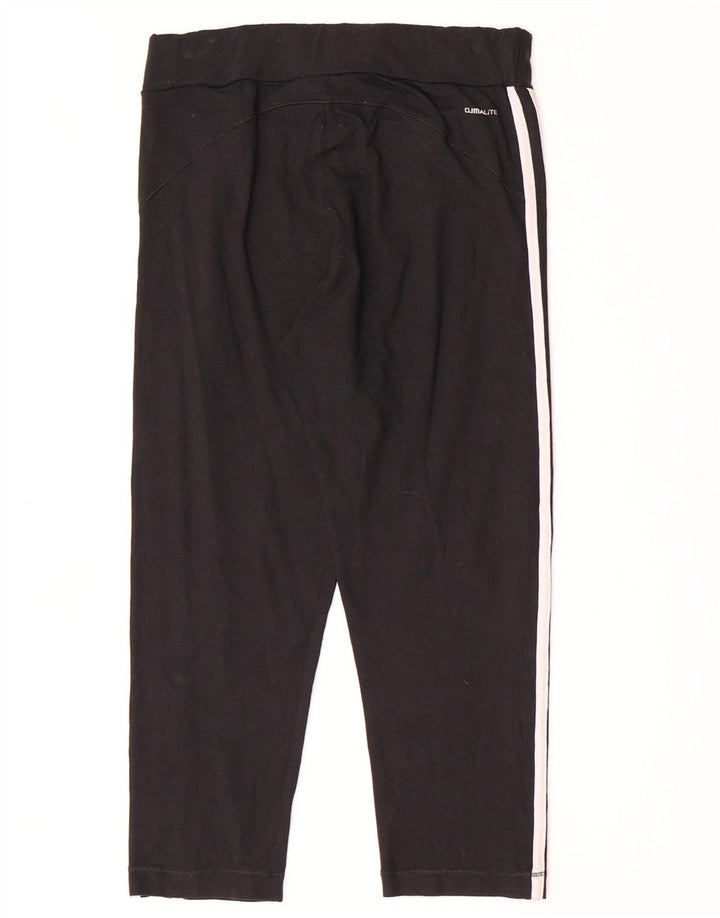 Leggings Adidas Climalite Capri da donna UK 16 grande nero