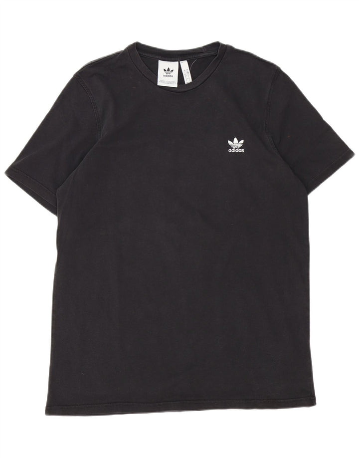 T-shirt Adidas da uomo Top Large in cotone nero