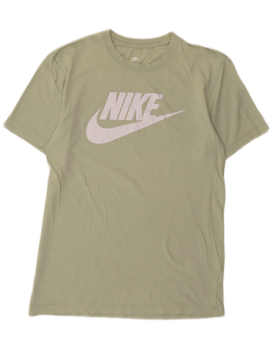 T-shirt grafica da uomo Nike Top piccola in cotone verde