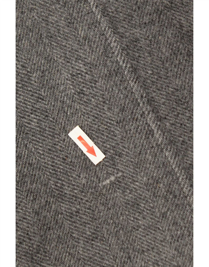Soprabito da donna Alta Moda UK 16 grande grigio a spina di pesce