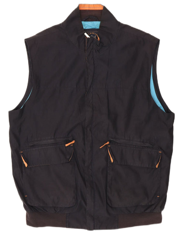 Paul & Shark Gilet da uomo Yachting Utility UK 42 XL Poliestere blu navy