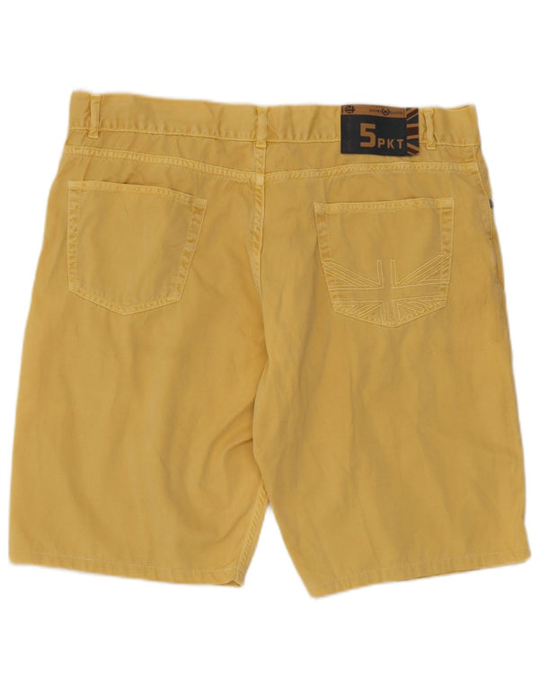 Pantaloncini casual da uomo Henri Lloyd W38 XL in cotone giallo