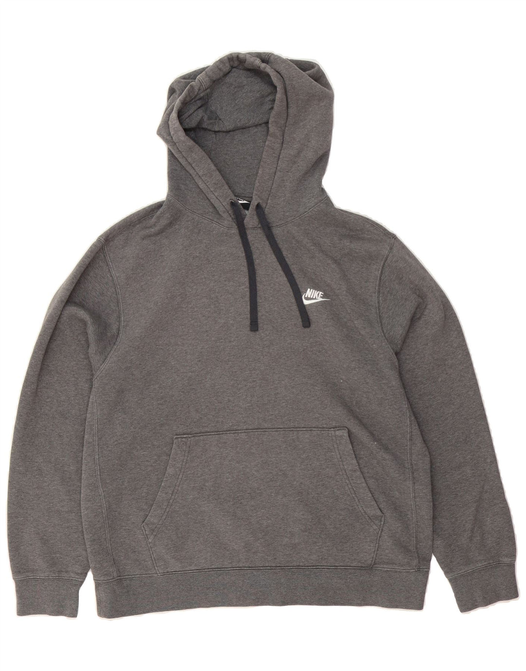 NIKE Mens Hoodie Jumper Large Grey Cotton Vintage Nike and Second-Hand Nike from Messina Hembry 
