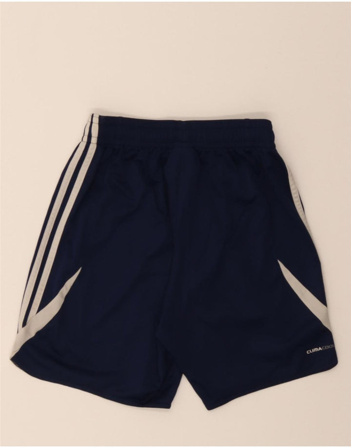 ADIDAS Boys Climacool Sport Shorts 9-10 Years Small Navy Blue Polyester Vintage Adidas and Second-Hand Adidas from Messina Hembry 