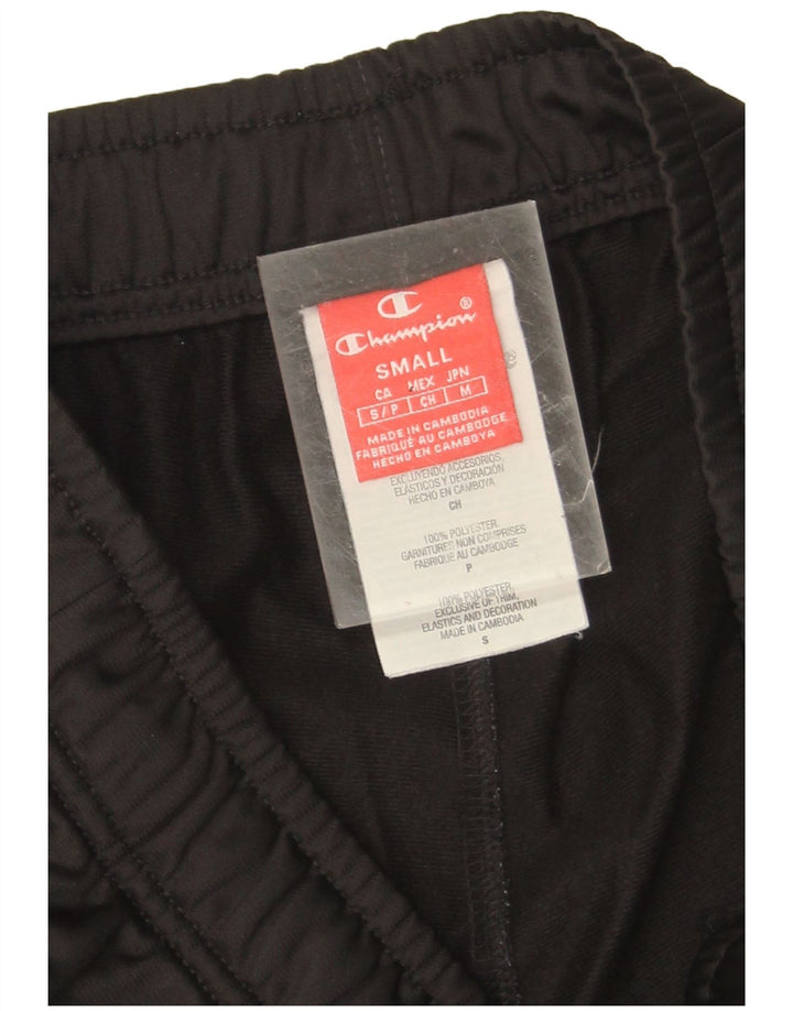 Pantaloni da tuta da uomo Champion Joggers piccoli in poliestere nero
