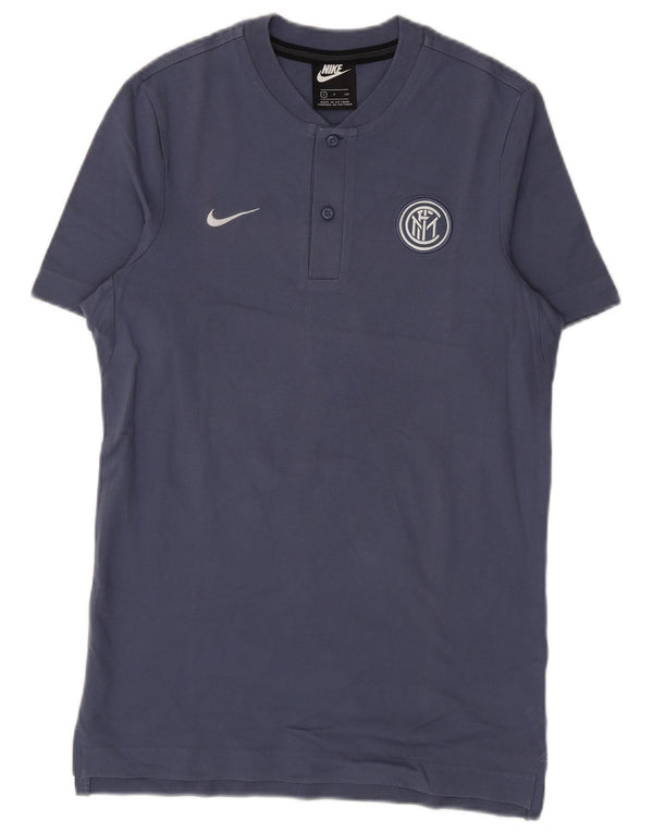 T-shirt Nike Inter da uomo, piccola, in cotone blu