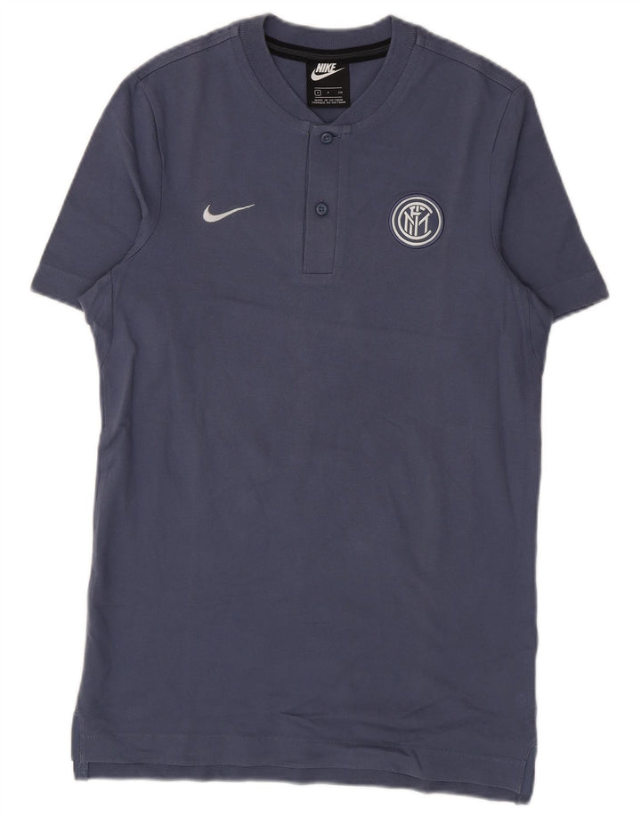 T-shirt Nike Inter da uomo, piccola, in cotone blu