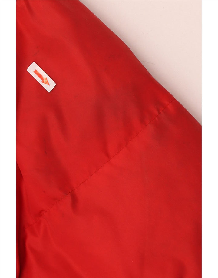 Giacca imbottita con grafica USA uniforme da uomo UK 42 XL rossa