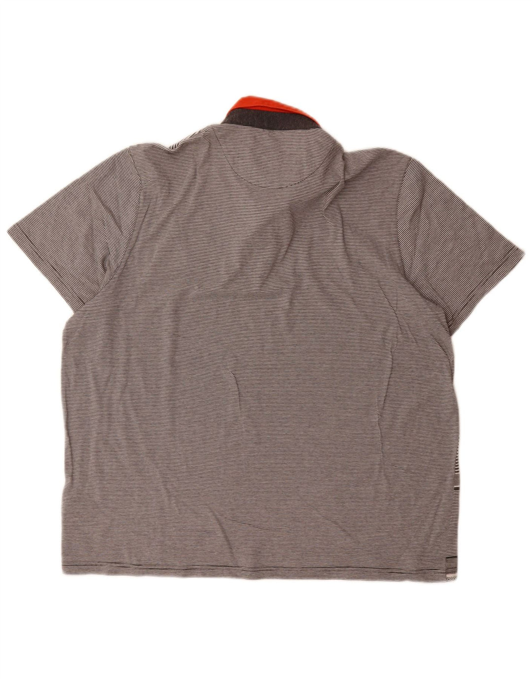 Polo da uomo Ted Baker taglia 6 2XL cotone a righe grigie