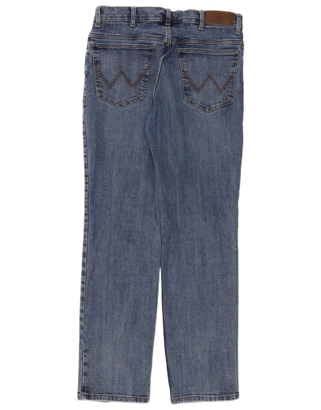 Jeans dritti da uomo Wrangler W34 L32 cotone blu