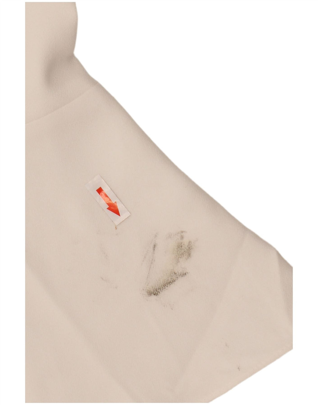 Pantaloni casual svasati da donna Zara piccoli W26 L25 bianchi